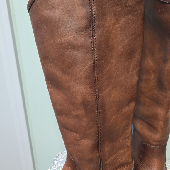 Frye Women's Brown Heeled Boots - Picture 9 of 16